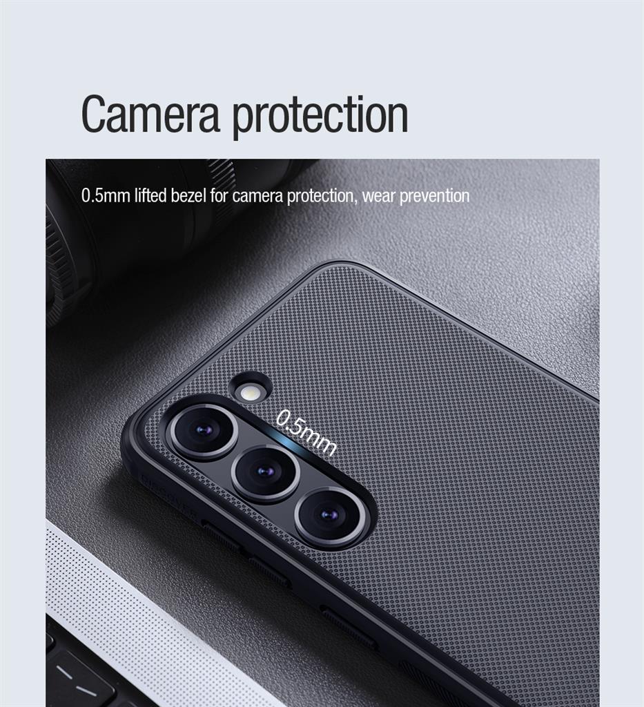 Samsung Galaxy S23 5G Nillkin Super frosted shield pro magsafe strapabíró hátlap tok fekete