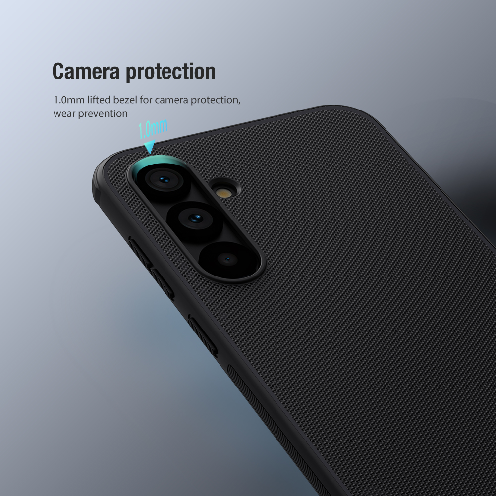 Samsung Galaxy S23 FE Nillkin Super frosted shield pro strapabíró hátlap tok (Kék)