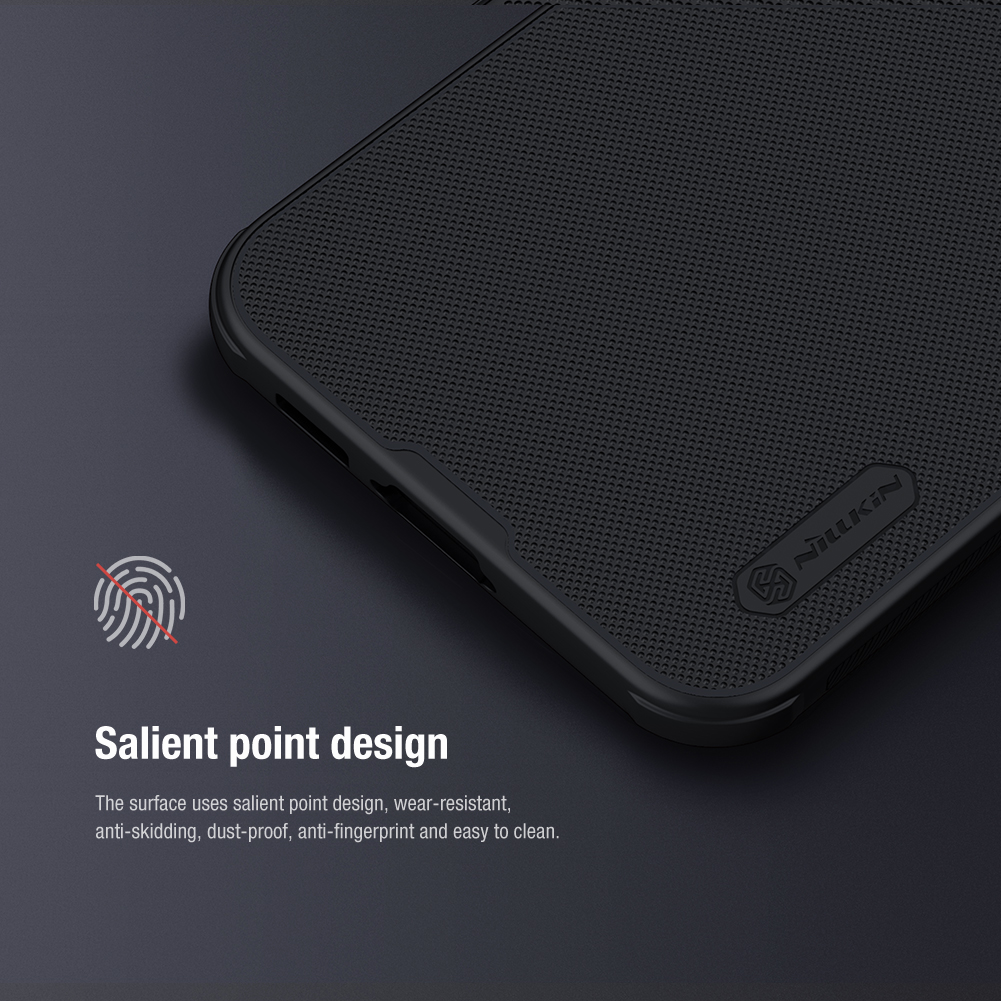 Samsung Galaxy S23 FE Nillkin Super frosted shield pro strapabíró hátlap tok (Kék)