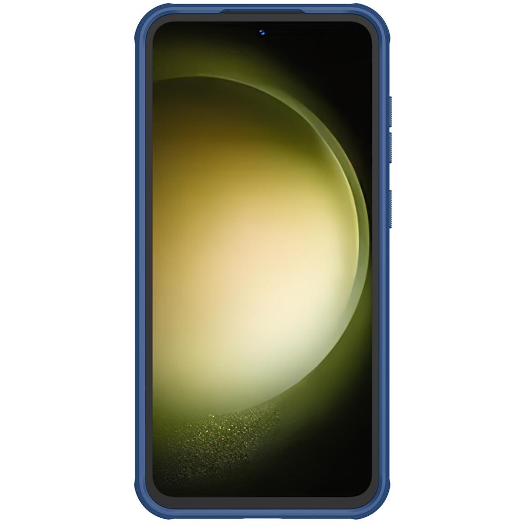 Samsung Galaxy S23 FE Nillkin Super frosted shield pro strapabíró hátlap tok (Kék)