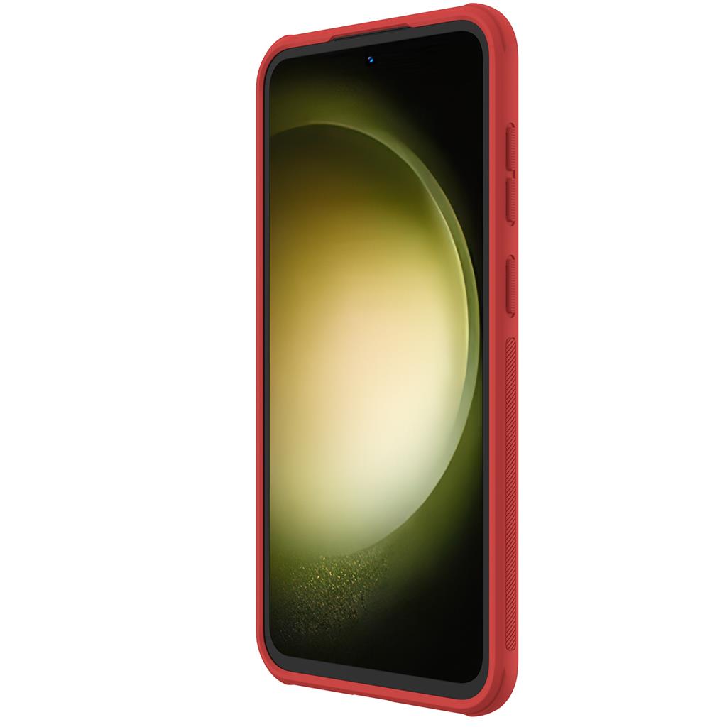 Samsung Galaxy S23 FE Nillkin Super frosted shield pro strapabíró hátlap tok (Piros)