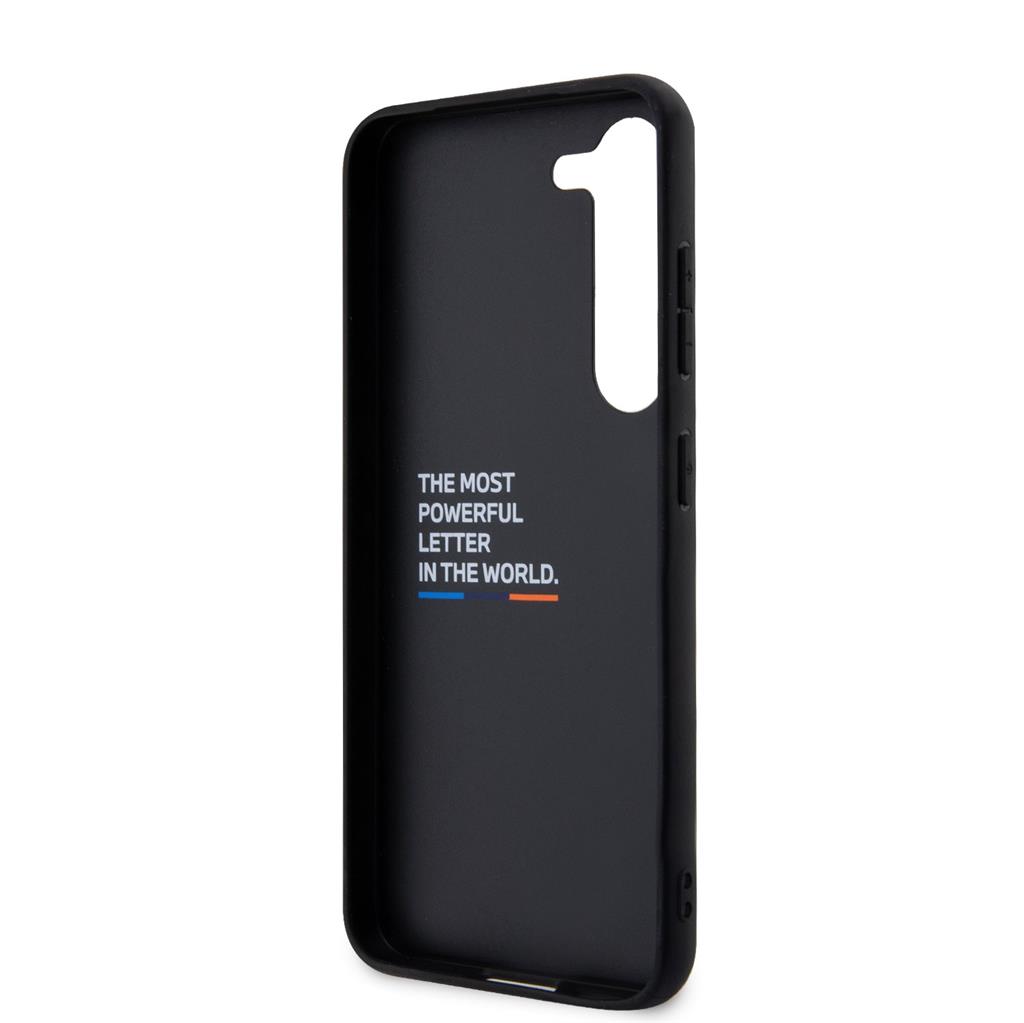 Samsung Galaxy S23 Plus BMW M Blue line prémium hátlap tok (Fekete) BMHCS23M22NBCK 1