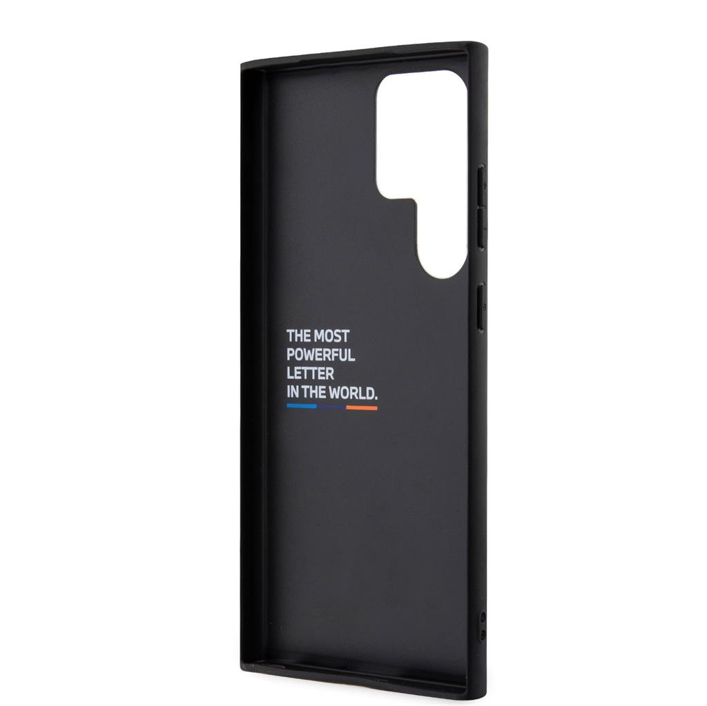 Samsung Galaxy S23 Ultra BMW M Blue line prémium hátlap tok (Fekete) BMHCS23L22NBCK 1