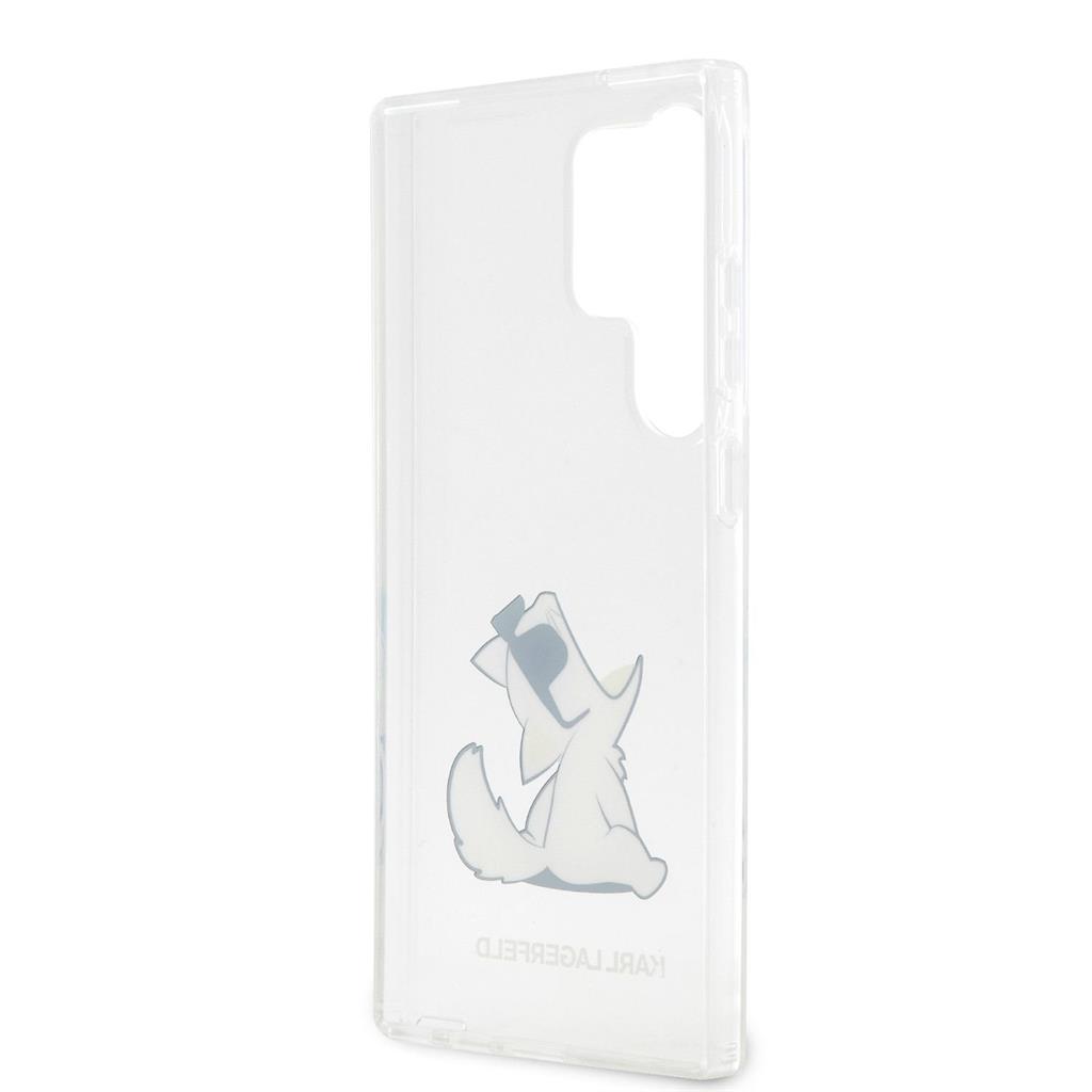 Samsung Galaxy S23 Ultra Karl Lagerfeld PC/TPU Choupette Eat tok (Átlátszó) – KLHCS23LCFNRC