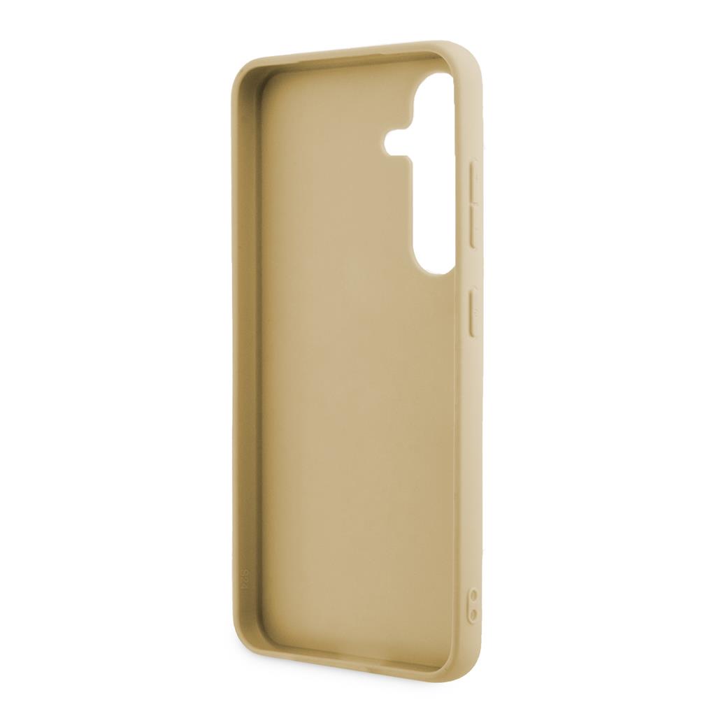 Samsung Galaxy S24 Guess Glitter Flakes Metal Logo tok (Arany) - GUHCS24SHGGSHD