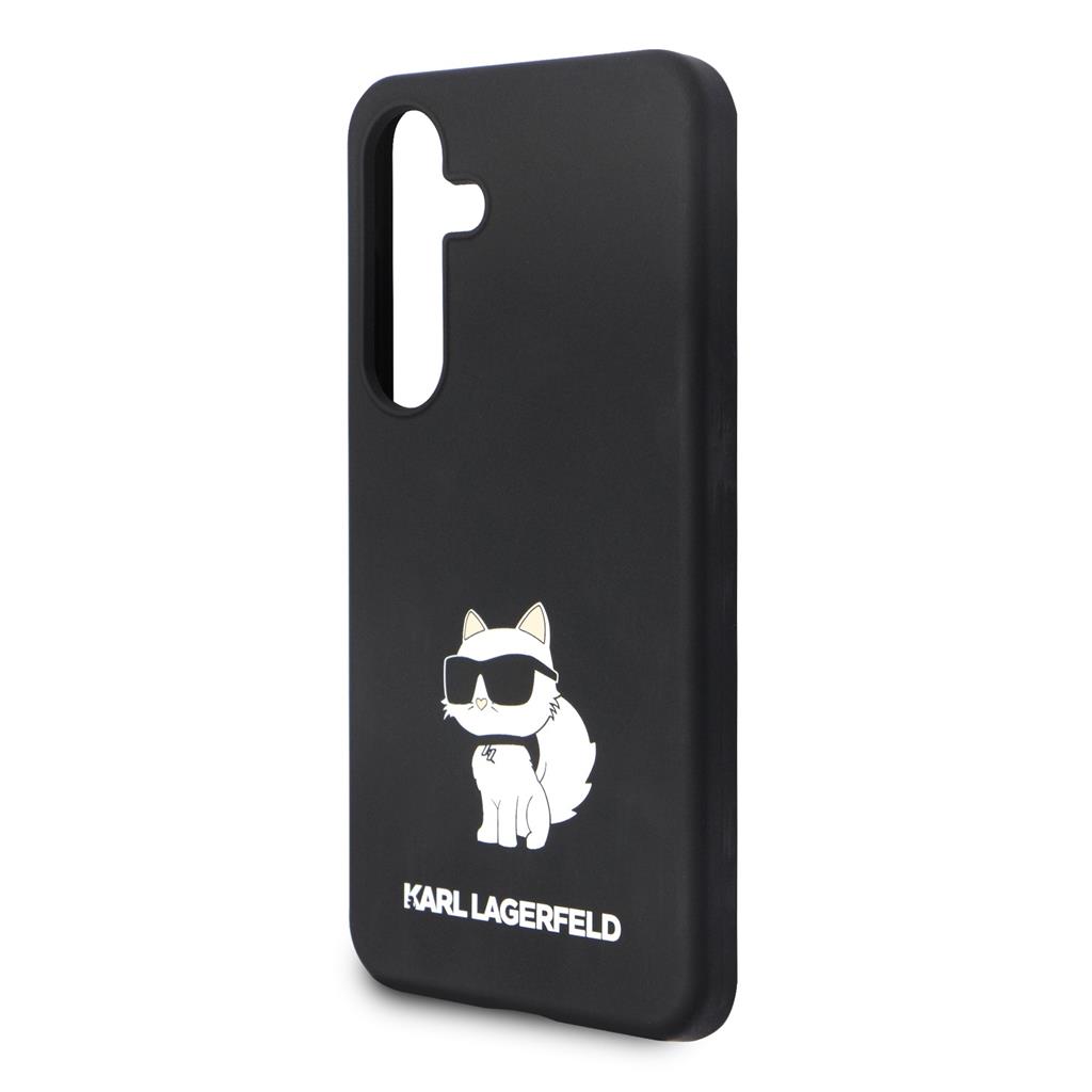 Samsung Galaxy S24 Black Karl Lagerfeld Liquid Silicone Choupette NFT tok (Fekete) – KLHCS24SSNCHBCK