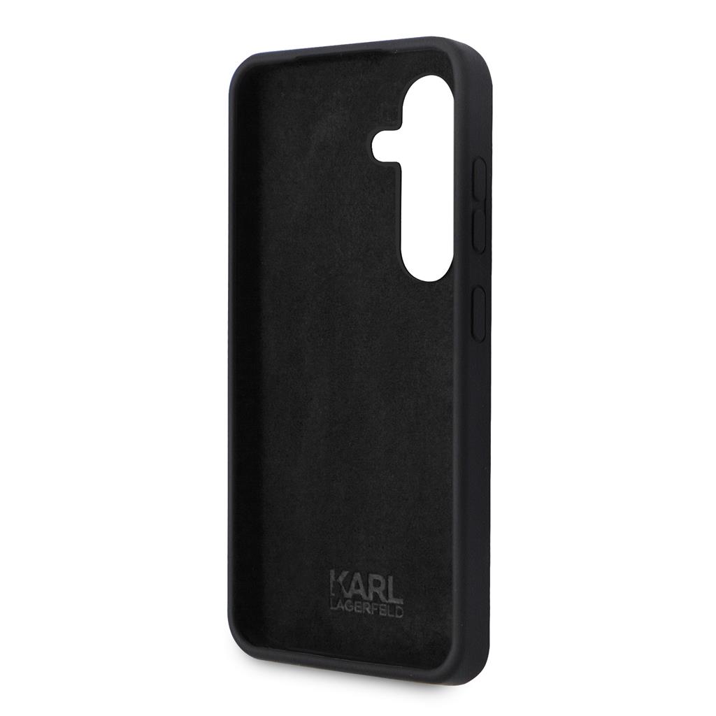 Samsung Galaxy S24 Black Karl Lagerfeld Liquid Silicone Choupette NFT tok (Fekete) – KLHCS24SSNCHBCK
