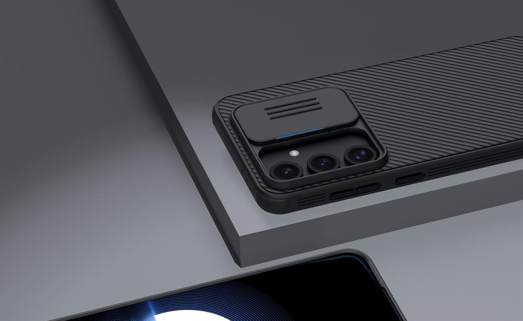 Samsung Galaxy S24 Nillkin camshield pro kameravédős hátlap tok (Fekete)