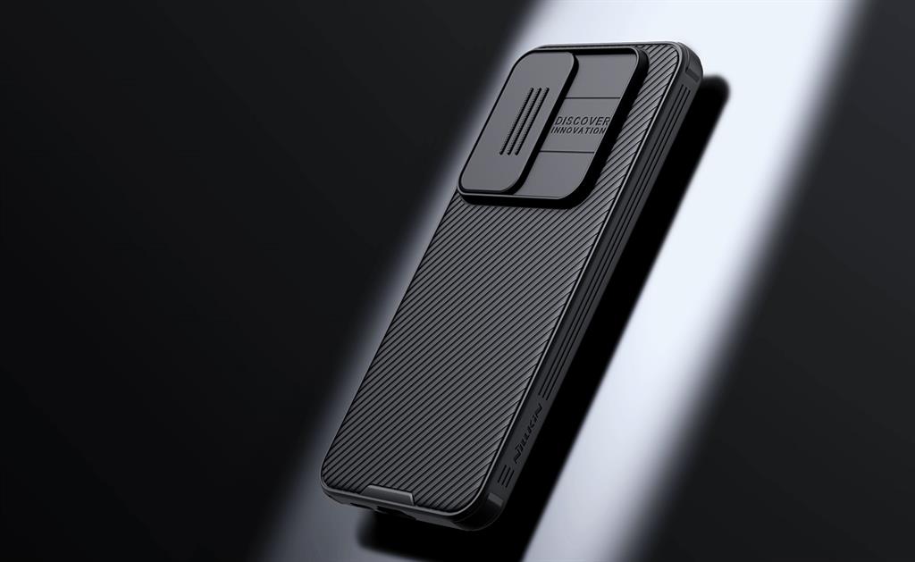 Samsung Galaxy S24 Nillkin camshield pro kameravédős hátlap tok (Fekete)
