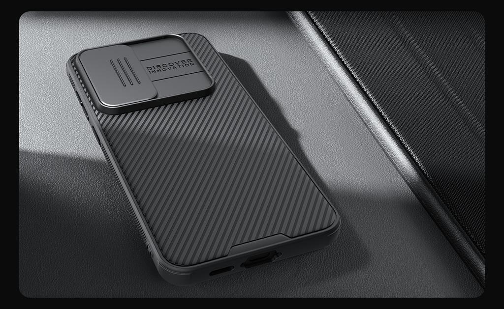Samsung Galaxy S24 Nillkin camshield pro kameravédős hátlap tok (Fekete)