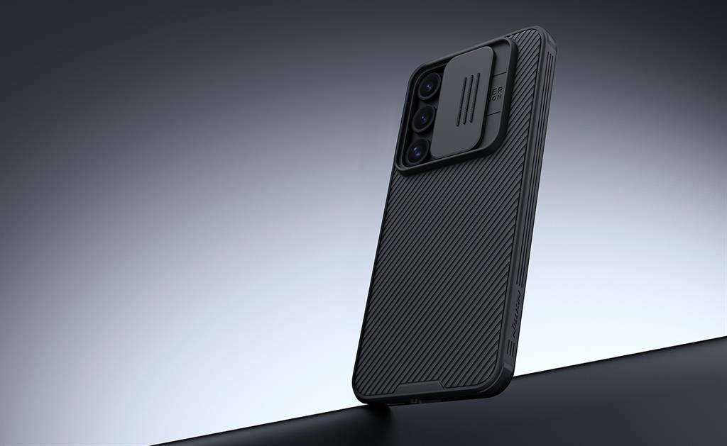Samsung Galaxy S24 Nillkin camshield pro kameravédős hátlap tok (Fekete)