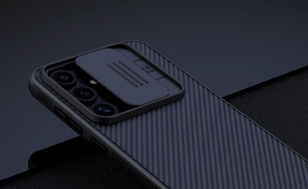 Samsung Galaxy S24 Nillkin camshield pro kameravédős hátlap tok (Fekete)