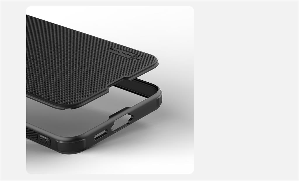 Samsung Galaxy S24 Nillkin Super frosted shield pro magsafe strapabíró hátlap tok fekete