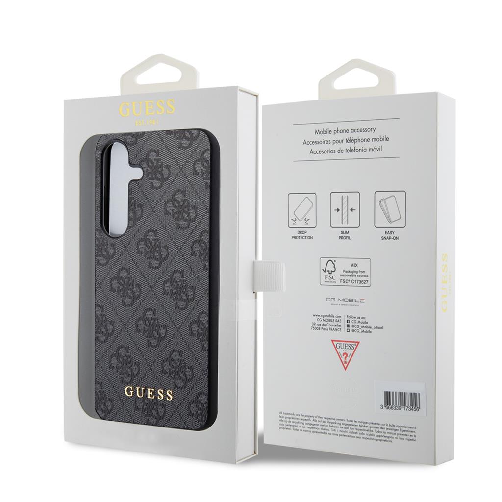 Samsung Galaxy S24 Plus GUESS 4G Charms hátlap tok (Szürke - GUHCS24MGF4GGR) 3