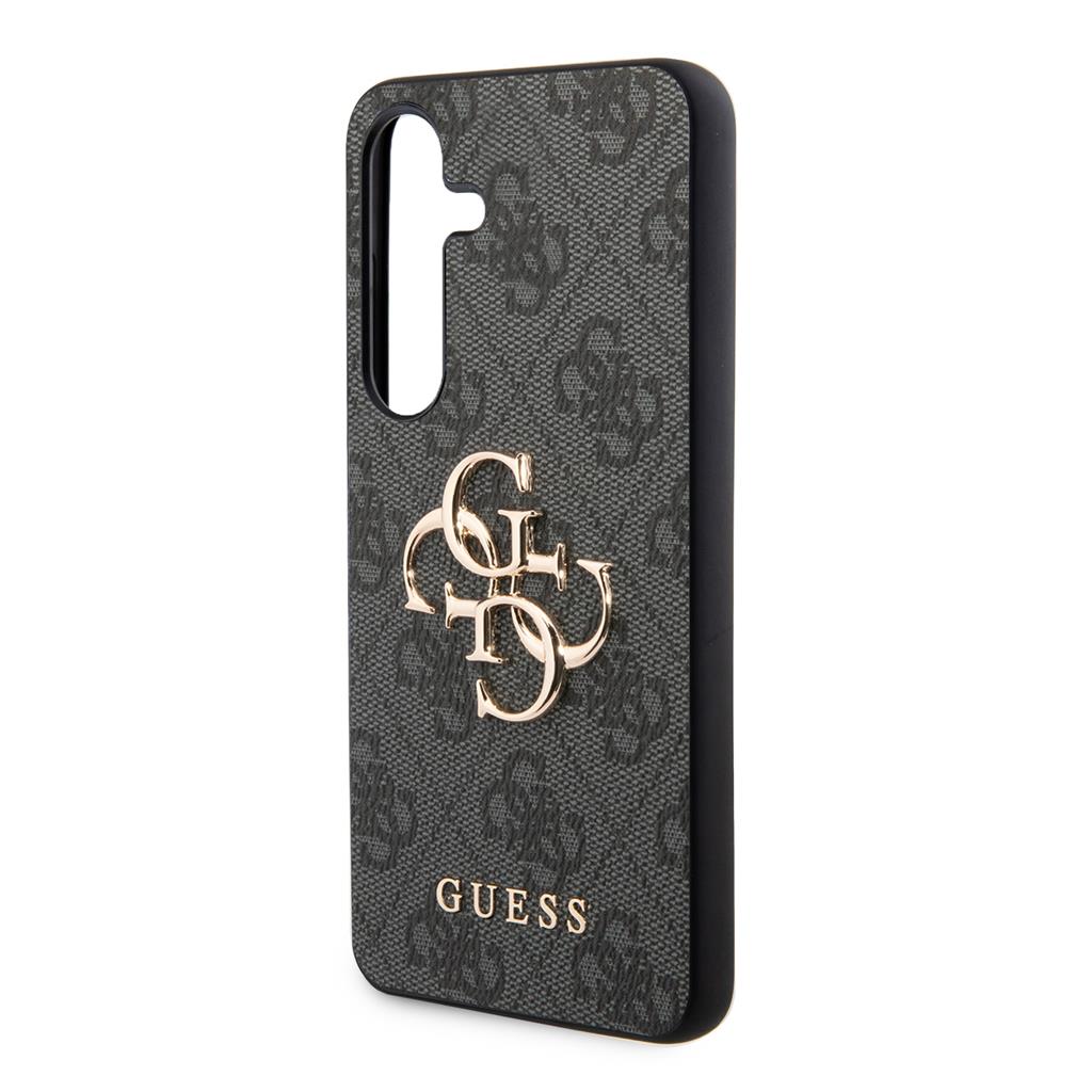 Samsung Galaxy S24 Plus GUESS PU 4G Metal Logo hátlap tok (Szürke - GUHCS24M4GMGGR) 1