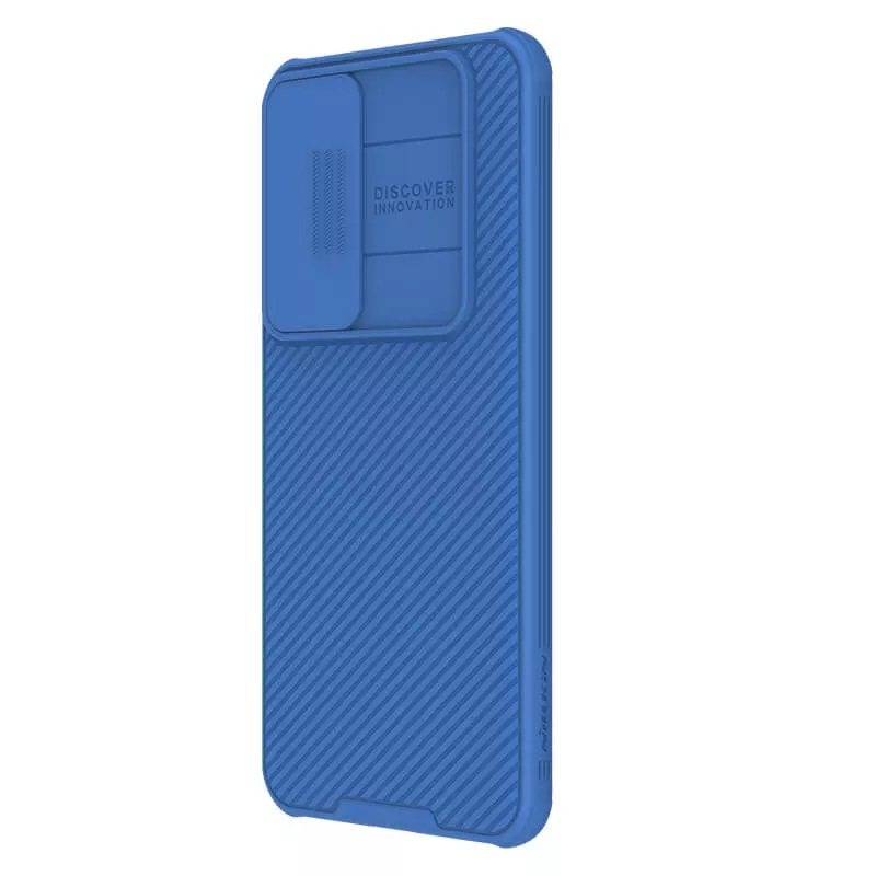Samsung Galaxy S24 Plus Nillkin camshield pro kameravédős hátlap tok (Kék)