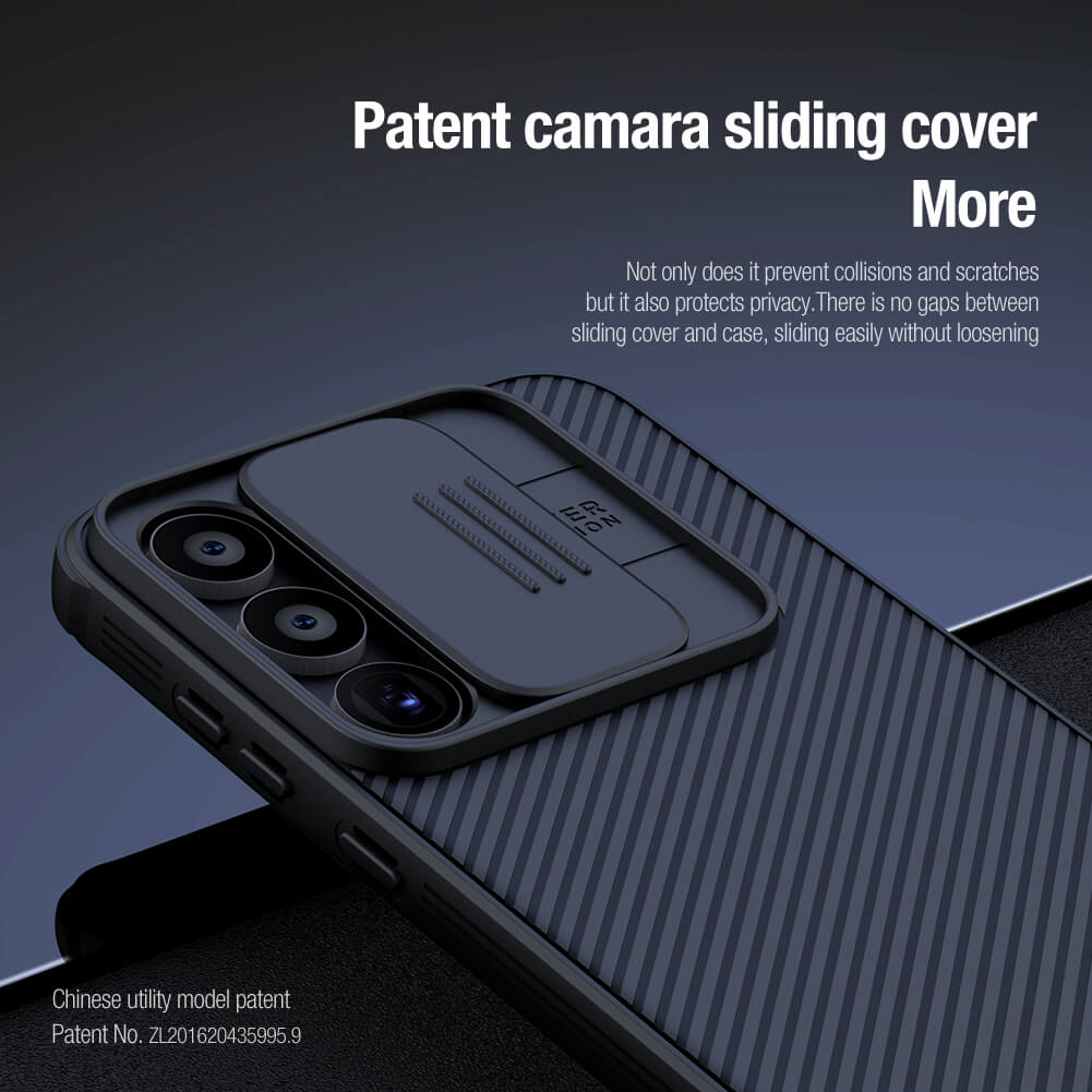 Samsung Galaxy S24 Plus Nillkin camshield pro magsafe hátlap tok fekete