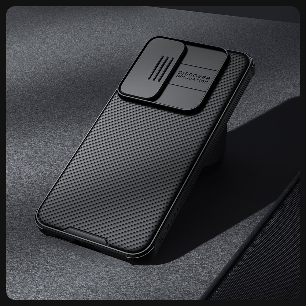 Samsung Galaxy S24 Plus Nillkin camshield pro magsafe hátlap tok fekete