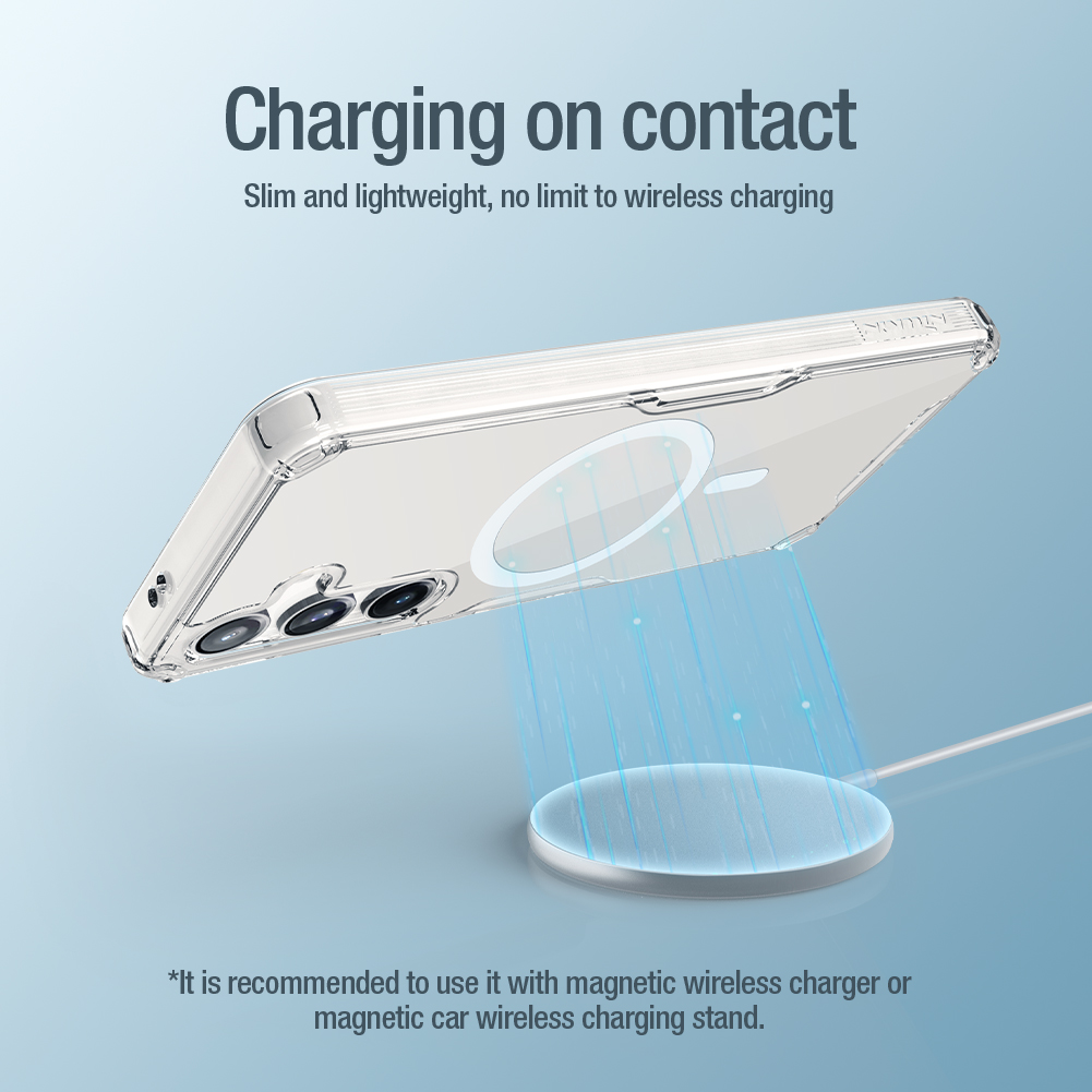 Samsung Galaxy S24 Plus Nillkin nature pro magsafe hátlap tok (Fehér)