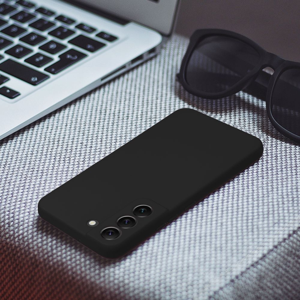 Samsung Galaxy S24 Plus Soft szilikon hátlap tok (Fekete)