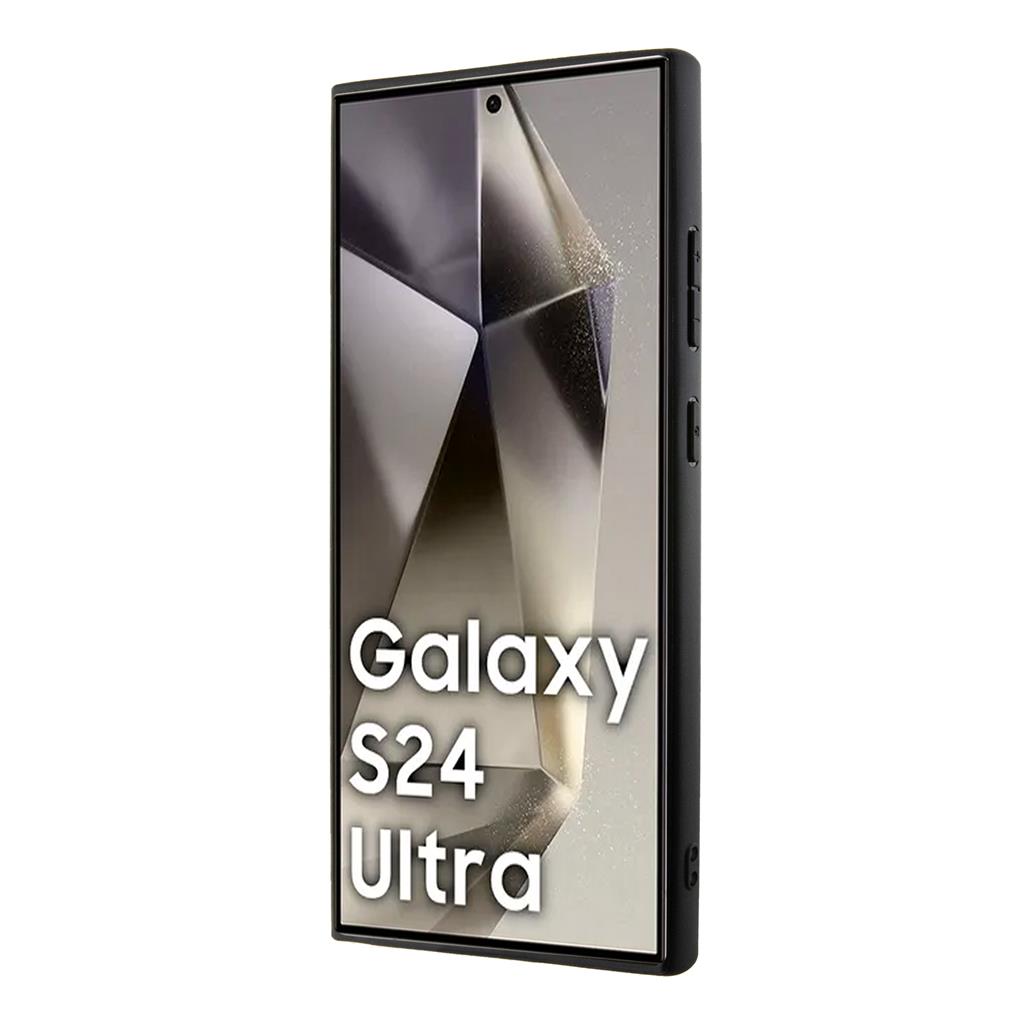 Samsung Galaxy S24 Ultra BMW Signature Leather tok – Metal Logo (Fekete) - BMHCS24L23RCGPK