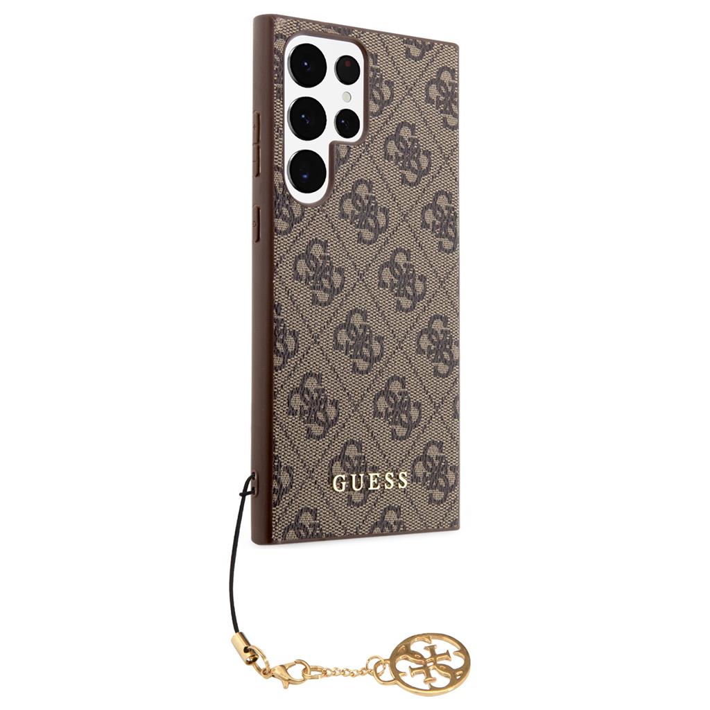 Samsung Galaxy S24 Ultra Guess 4G Charms tok (Barna) - GUHCS24LGF4GBR