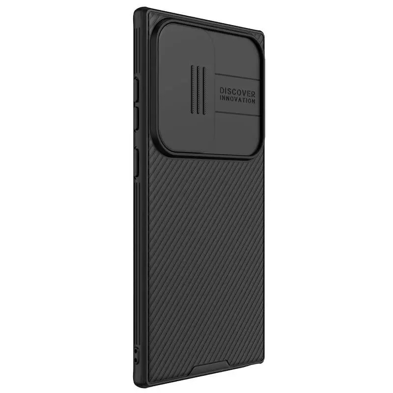 Samsung Galaxy S24 Ultra Nillkin camshield pro kameravédős hátlap tok fekete