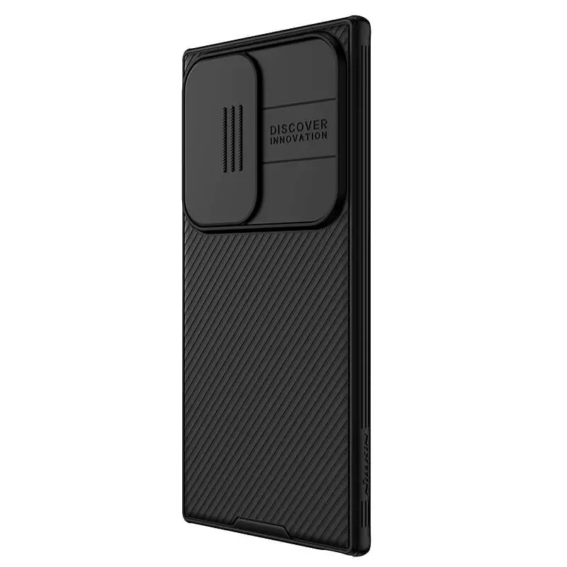Samsung Galaxy S24 Ultra Nillkin camshield pro magsafe hátlap tok fekete