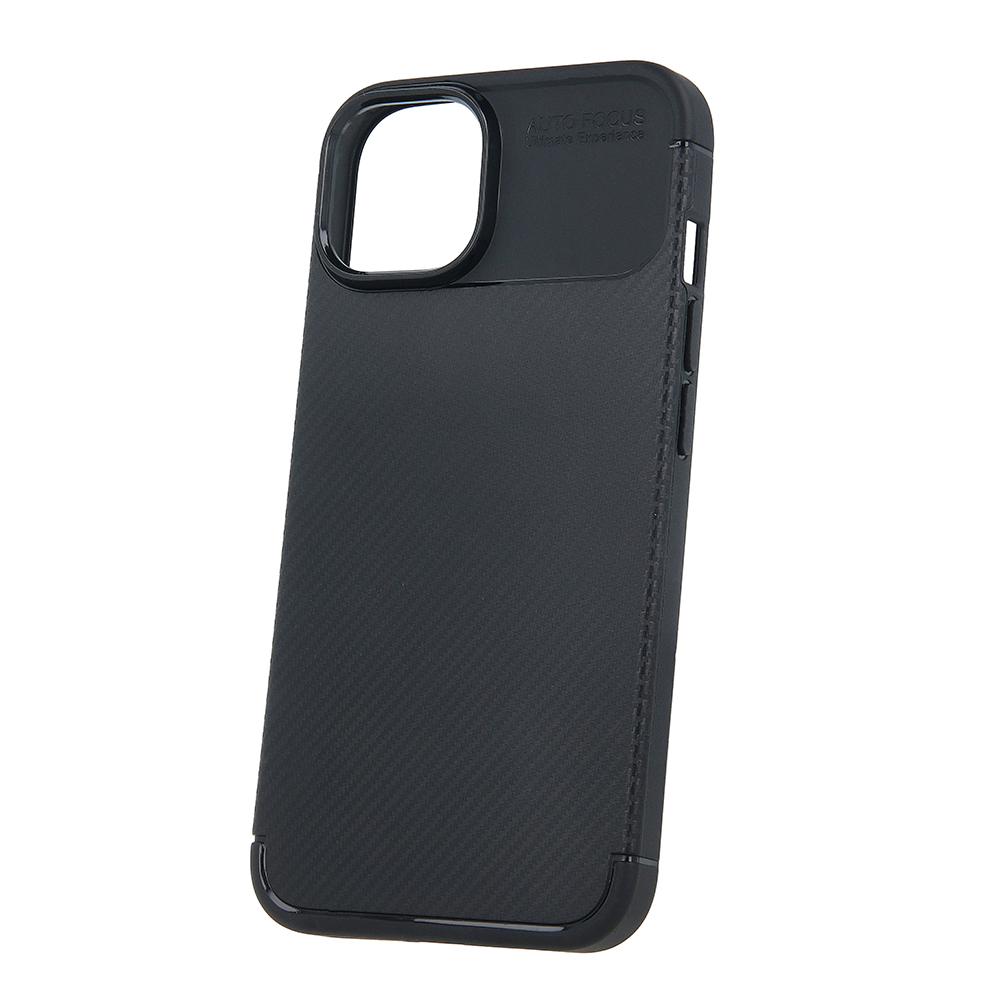 Samsung Galaxy S24FE carbon fiber szilikon hátlap tok (Fekete)