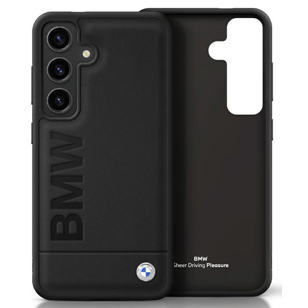 Samsung Galaxy S25 BMW Sign Leather tok (Fekete) - BMHCS25SSLLBK