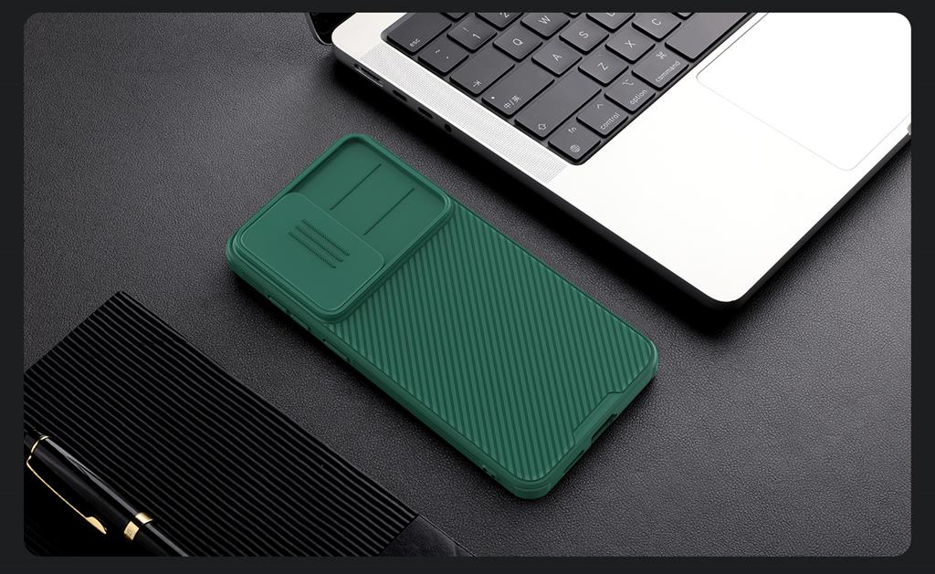 Samsung Galaxy S25 Nillkin camshield pro kameravédős hátlap tok (Kék)