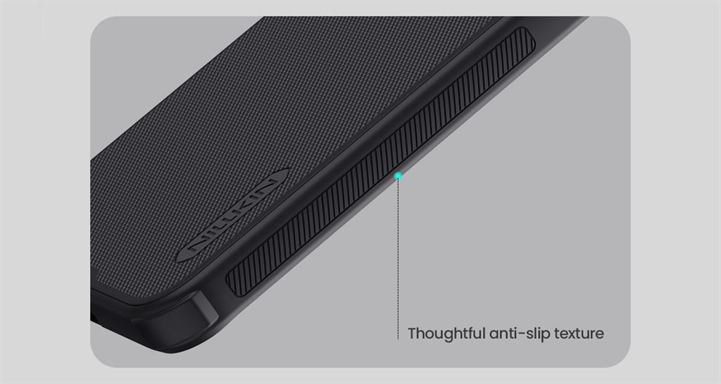Samsung Galaxy S25 Nillkin Super frosted shield pro magsafe strapabíró hátlap tok (Fekete)