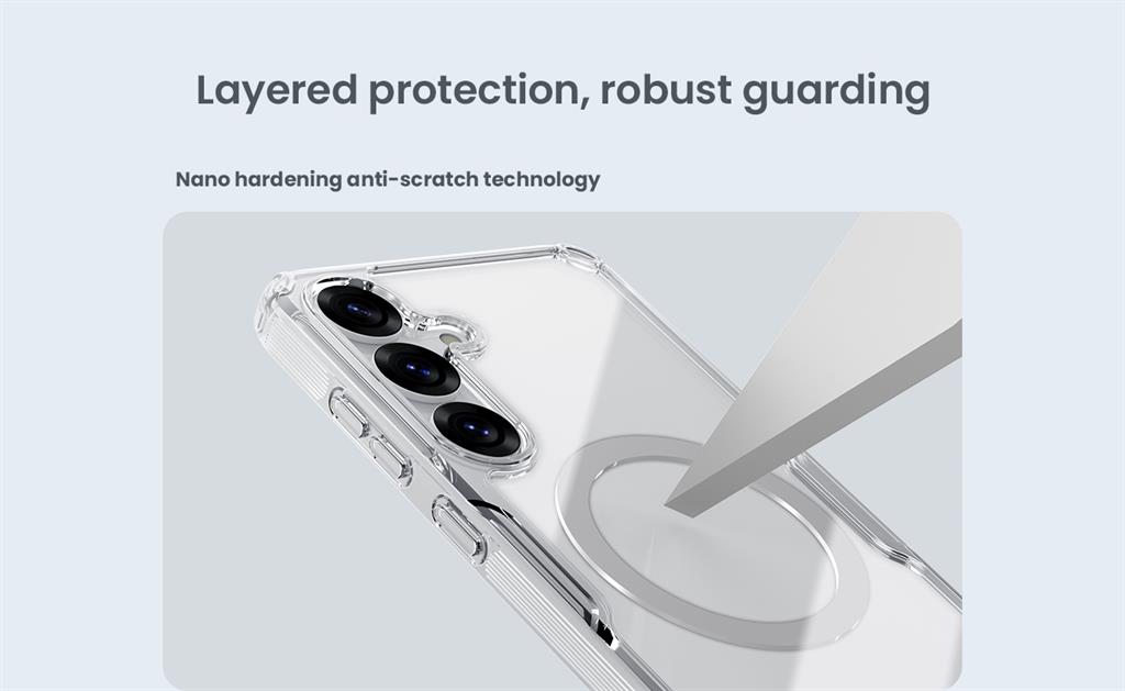 Samsung Galaxy S25 Plus Nillkin nature pro magsafe hátlap tok (Fehér)