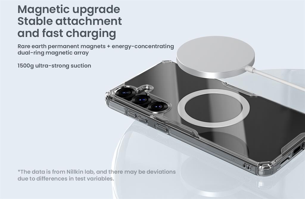 Samsung Galaxy S25 Plus Nillkin nature pro magsafe hátlap tok (Fehér)
