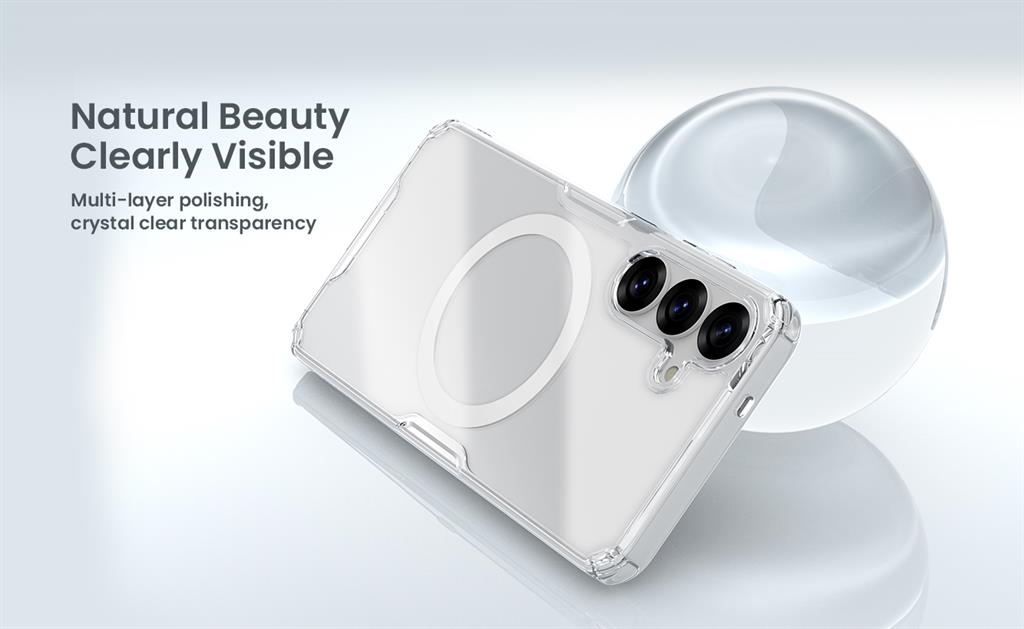 Samsung Galaxy S25 Plus Nillkin nature pro magsafe hátlap tok (Fehér)