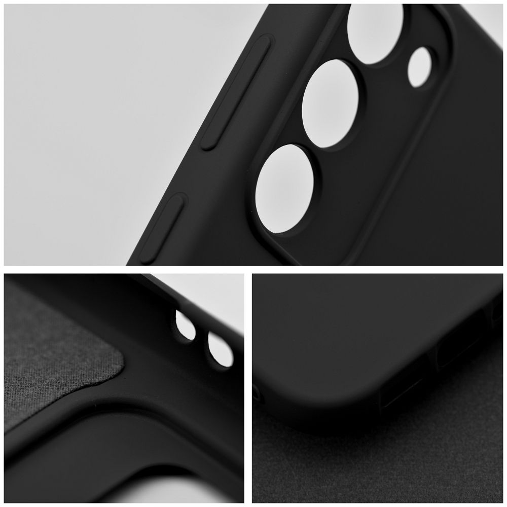 Samsung Galaxy S25 silicone hátlap tok (Fekete)