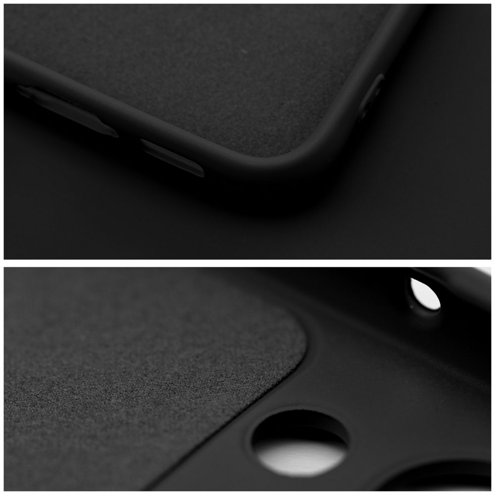 Samsung Galaxy S25 silicone hátlap tok (Fekete)