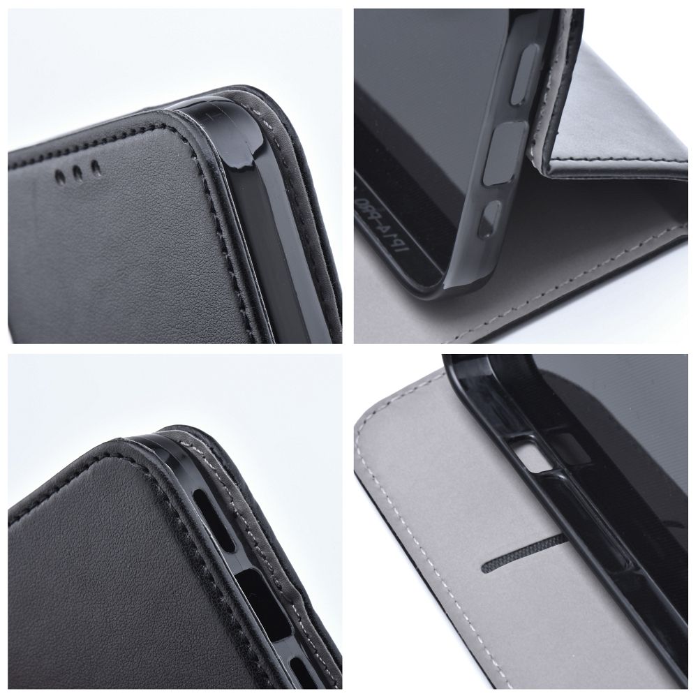 Samsung Galaxy S25 smart magneto mágneses notesz tok (Fekete) 0