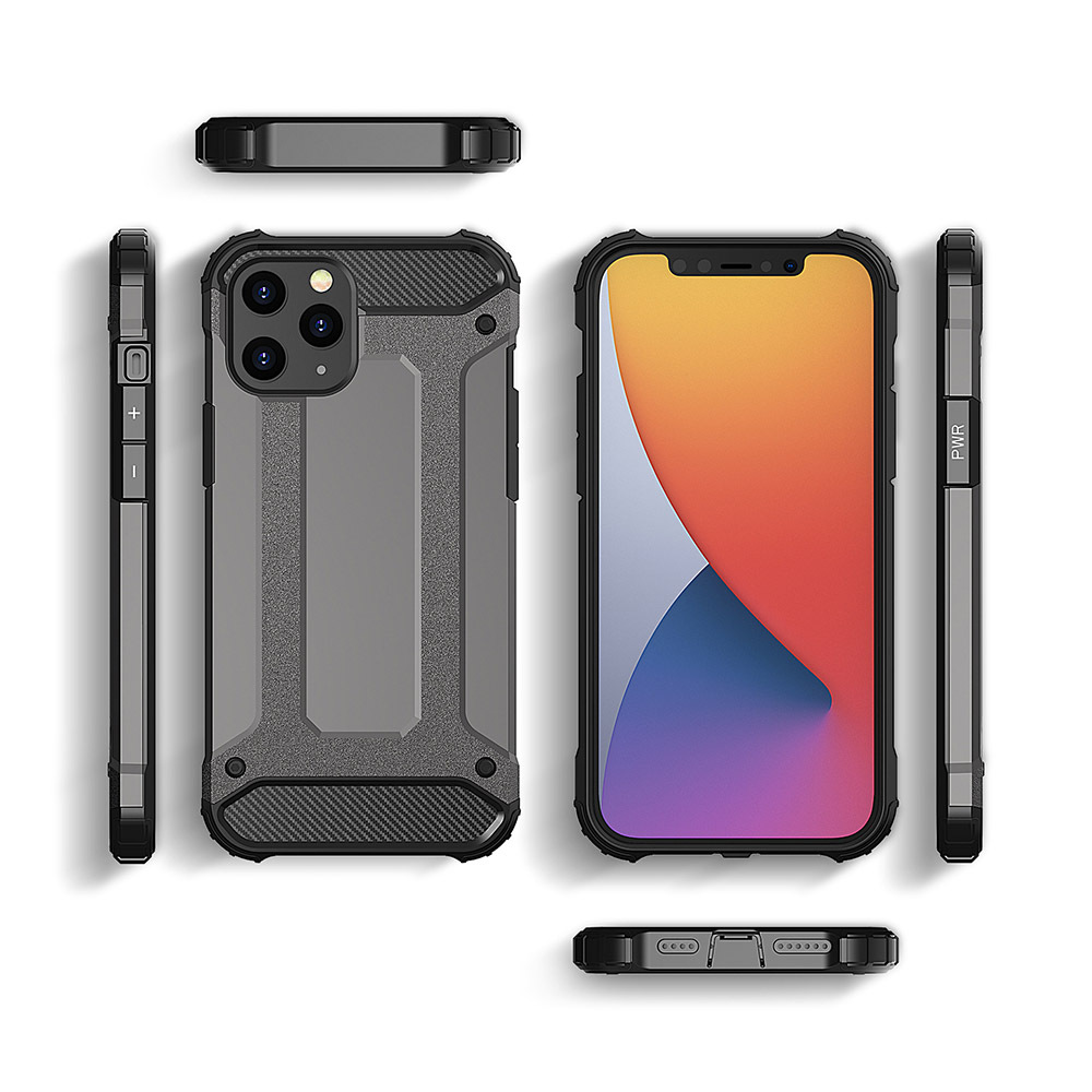 Samsung Galaxy S25 Ultra armor ütésálló hátlap tok (Fekete)