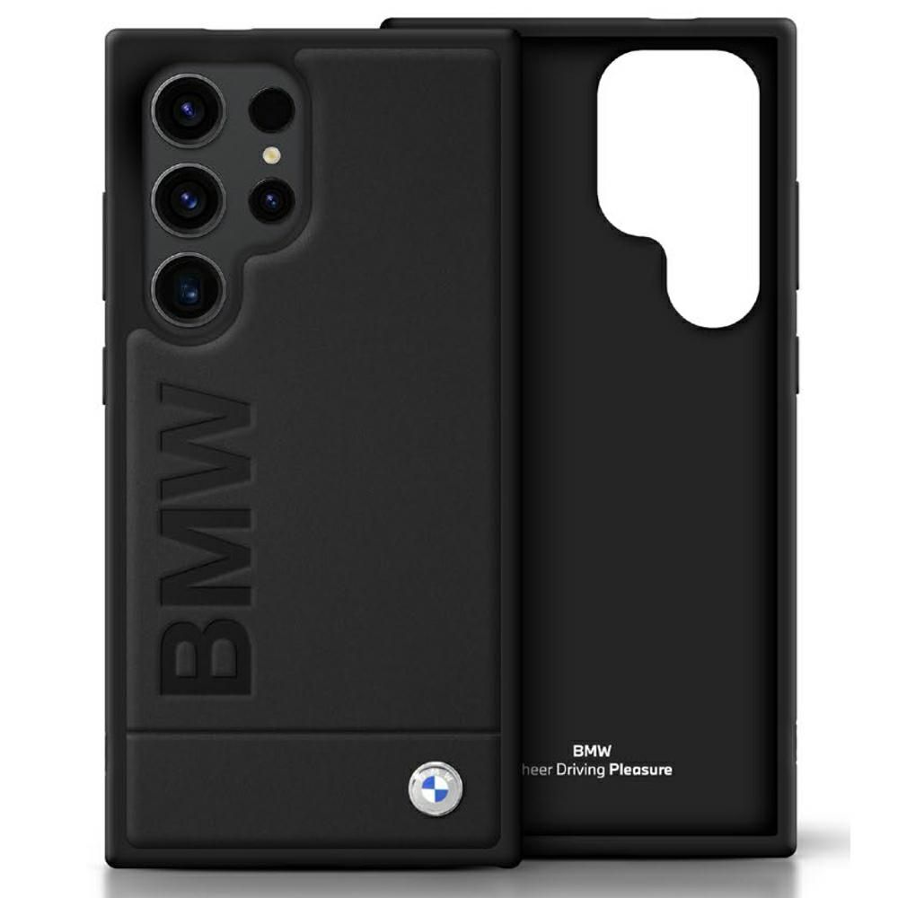 Samsung Galaxy S25 Ultra BMW Sign Leather tok (Fekete) - BMHCS25LSLLBK