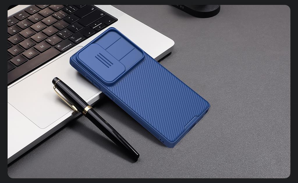Samsung Galaxy S25 Ultra Nillkin camshield pro magsafe hátlap tok (Fekete)