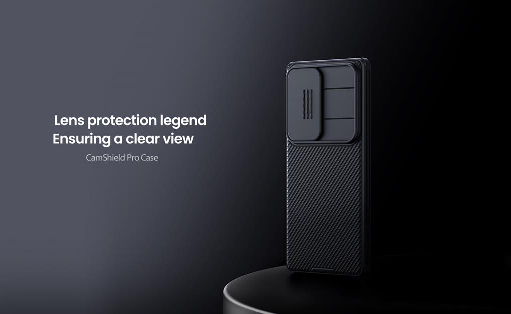 Samsung Galaxy S25 Ultra Nillkin camshield pro magsafe hátlap tok (Fekete)