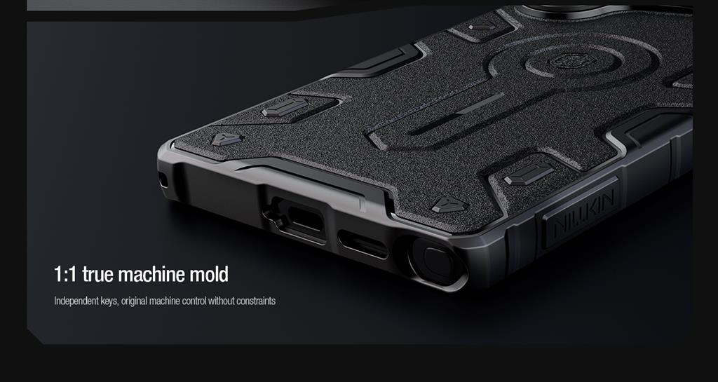 Samsung Galaxy S25 Ultra Nillkin Camshield Prop MAGSAFE kameravédős hátlap tok (Fekete) 16