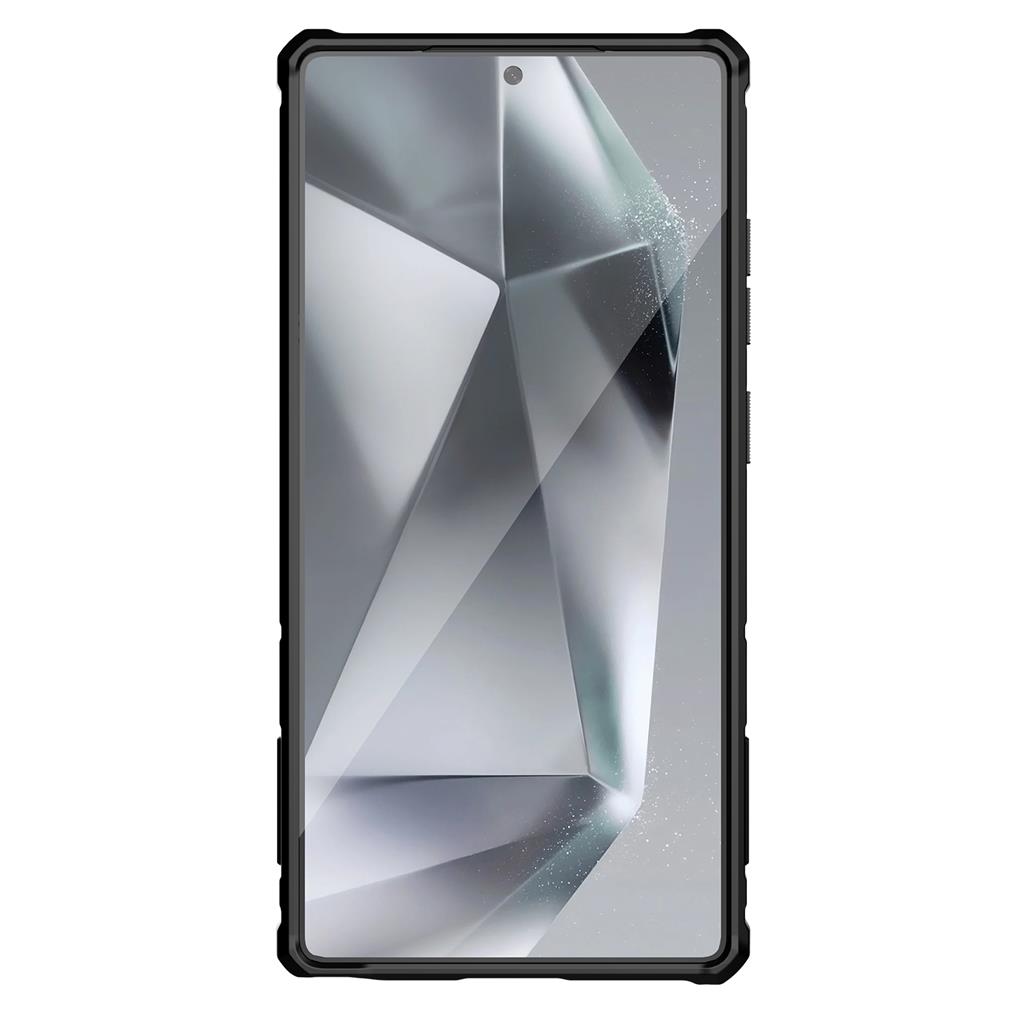 Samsung Galaxy S25 Ultra Nillkin Camshield Prop MAGSAFE kameravédős hátlap tok (Fekete) 1