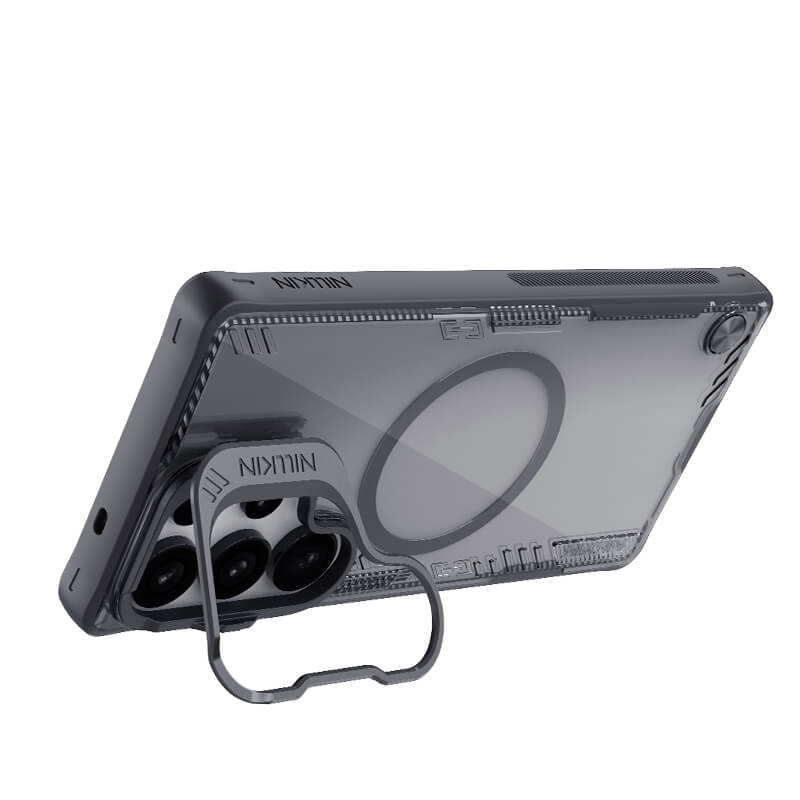 Samsung Galaxy S25 Ultra Nillkin Iceblade Prop magsafe hátlap tok (Fekete)