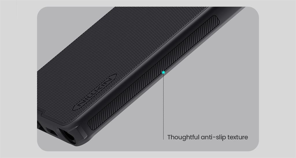 Samsung Galaxy S25 Ultra Nillkin Super frosted shield pro magsafe strapabíró hátlap tok (Fekete)