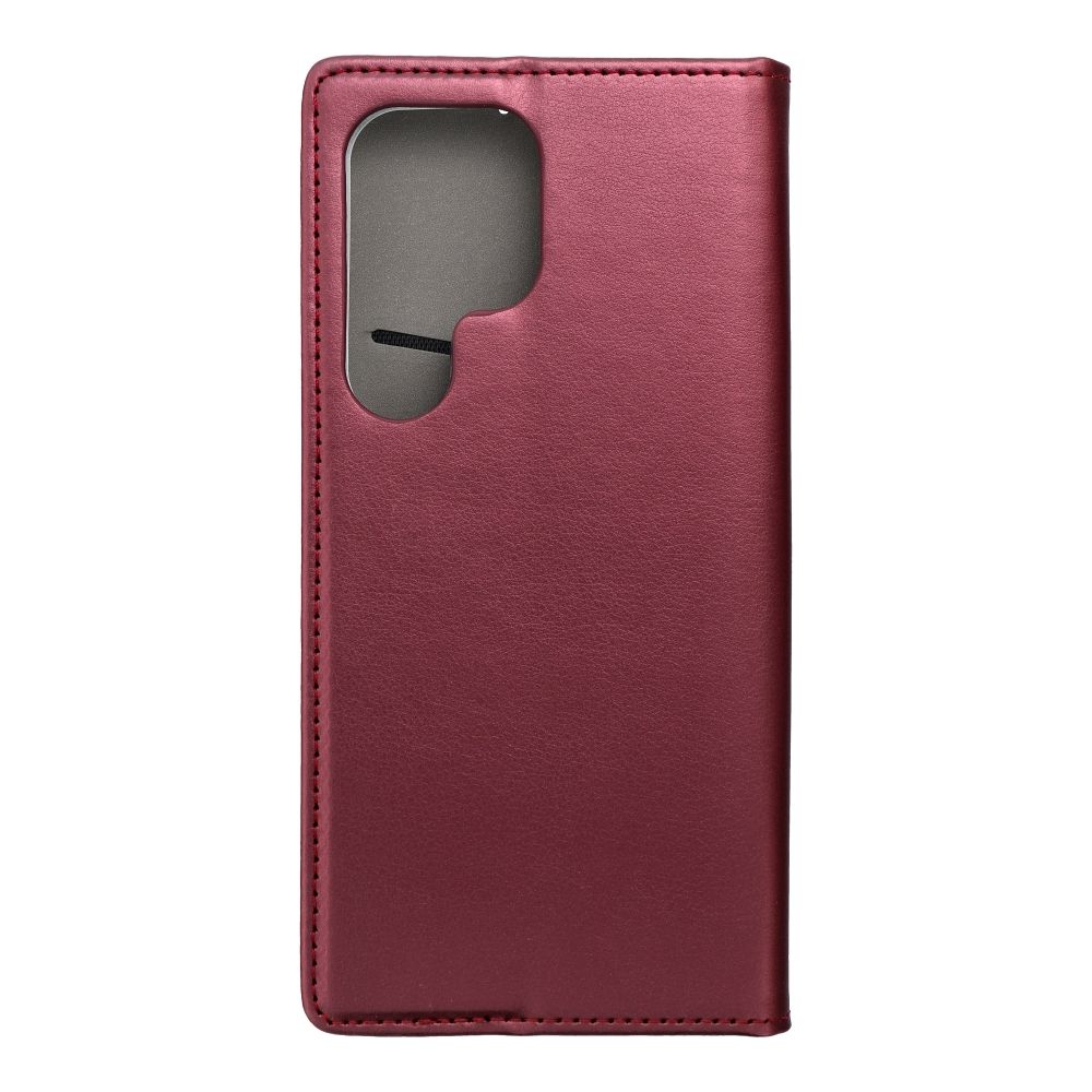 Samsung Galaxy S25 Ultra smart magneto mágneses notesz tok (Bordó)