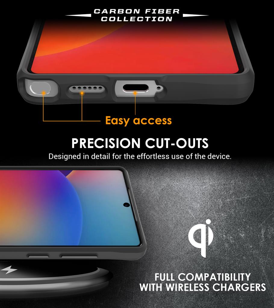 Samsung Galaxy S25 Ultra TOKO Carbon fiber hátlap tok (Fekete)