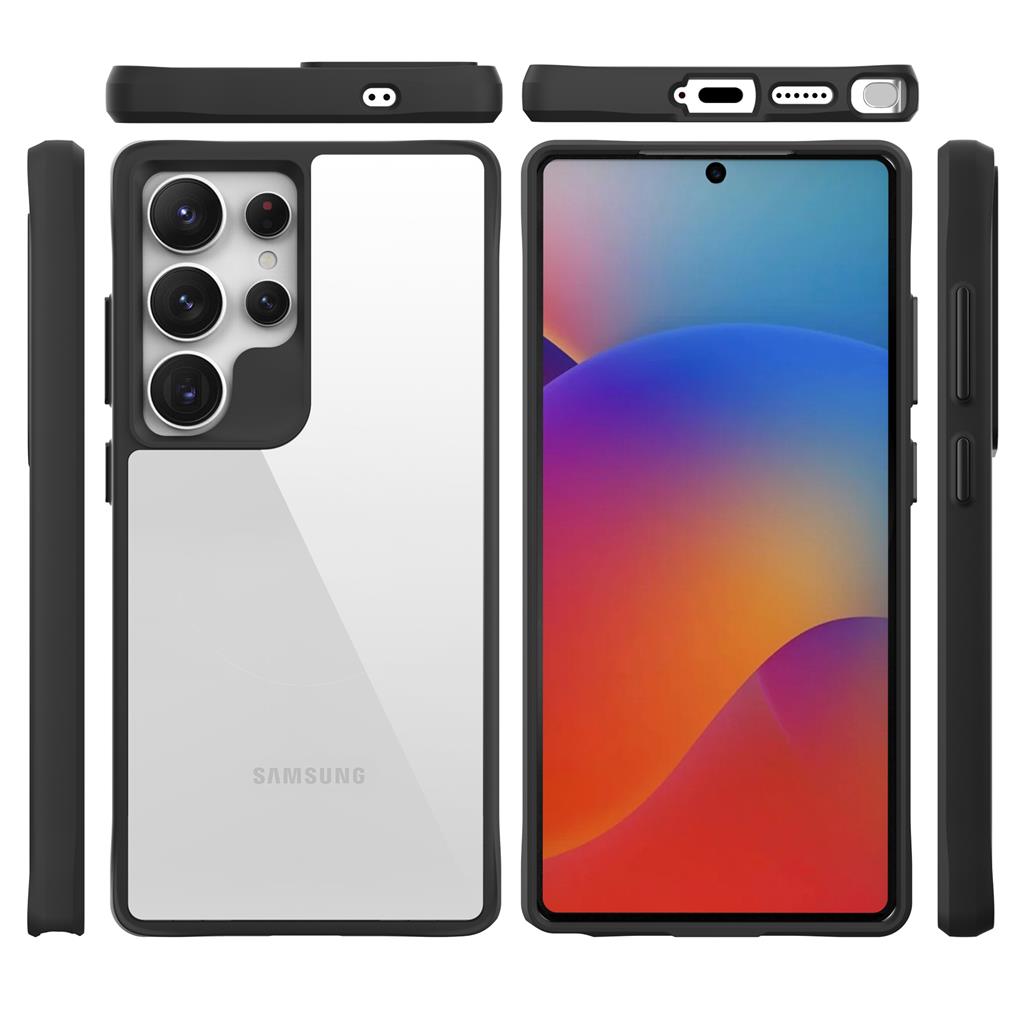 Samsung Galaxy S25 Ultra TOKO Combat X Mode hátlap tok (Fekete)