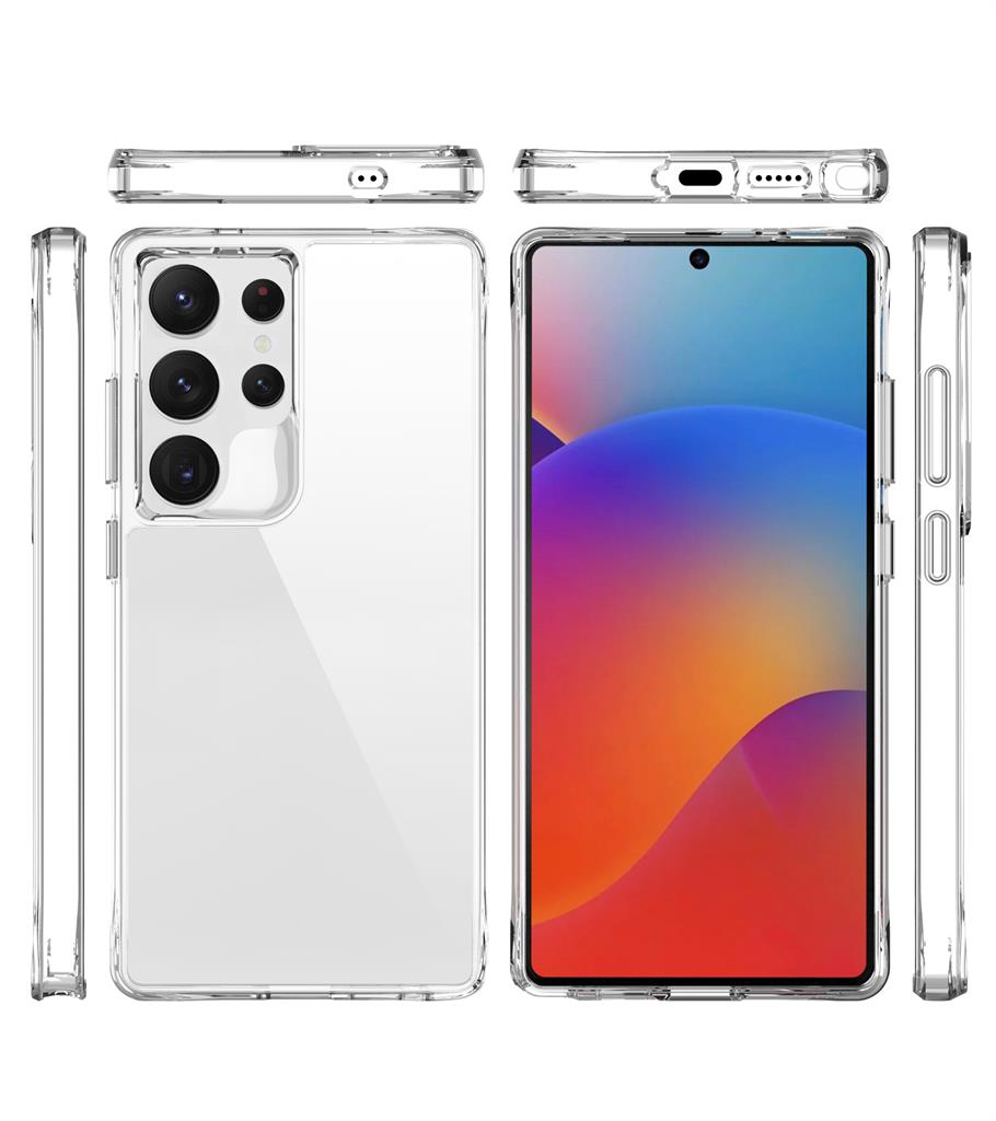Samsung Galaxy S25 Ultra TOKO Pure hátlap tok (Átlátszó)